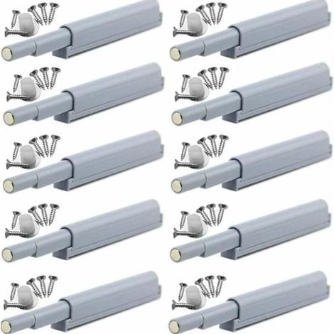 10er-Packung Push-to-Open-Magnettürverschlüsse Push-to-Open-Magnettürverschlüsse Öffnen und schließen Sie die Tür mit einem einfachen Druck