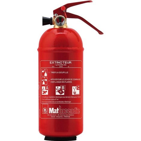 KKE – Extincteur à eau avec additif 6L – Agent extincteur pour feux de bois – Vérification annuelle recommandée – Modèle professionnel (1/5)