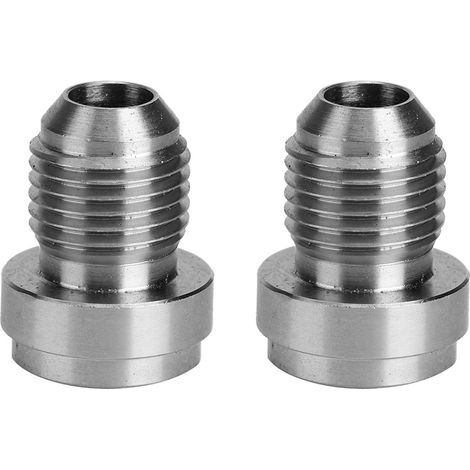 Raccord mâle pour tuyau AN6 en alliage d'aluminium, 2 pièces à souder (1/5)
