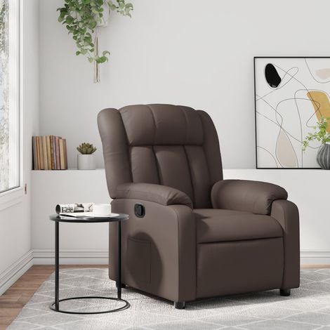 Relaxsessel Braun Kunstleder (1/5)