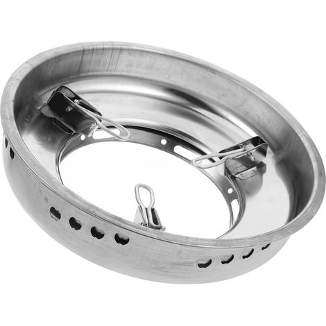 Bac cuisinière acier inoxydable diamètre intérieur 15 cm conception anti-fuite (1/4)