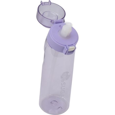 Gourde parfumée Fitness Cup avec bandoulière, étanche, 650 ml, idéale pour le sport, la salle de gym, le camping et les activités de plein air (violet). (1/5)