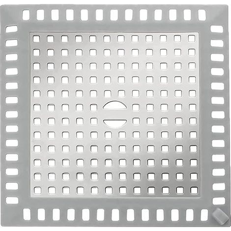 Bouchon Lavabo Cuisine Carré Filtre Bonde Douche Bonde de Douche Filtre Cheveux Douche Grille de Douche Anti-Cheveux Convient pour Salle de Bain, Cuisine, évier et Plus Encore (12,5 cm x 12,5 cm) (1/5)