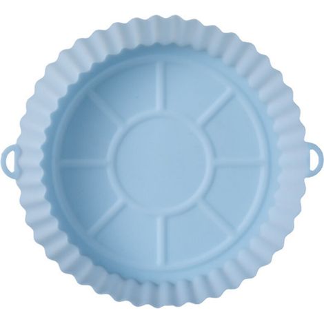 Silicone Air Fryer Papier Liner Remplacement Réutilisable Air Fryer (bleu)