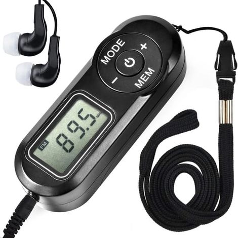LYERCW - Radio portable FM à tuner numérique, réception optimale, récepteur stéréo transistor de poche, Walkman alimenté par piles (1/5)