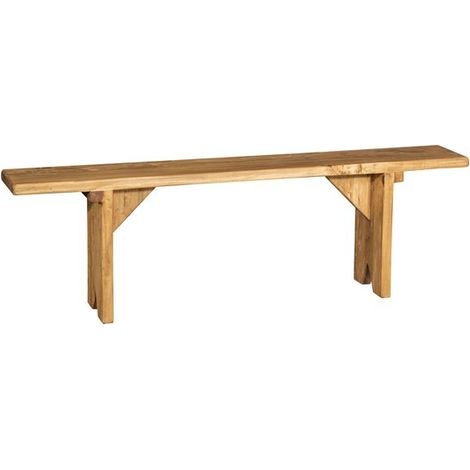 BANC EN CHAUX SOLIDE BOIS FINITION NATUREL  MADE IN ITALY