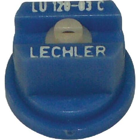 Tobera est谩ndar doble chorro plano LU 120掳 03 azul cer谩mica Lechler LECHLER LU12003C
