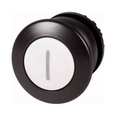 Bouton-poussoir ' coup de poing ' blanc I à rappel EATON M22S-DP-W-X1 (1/2)