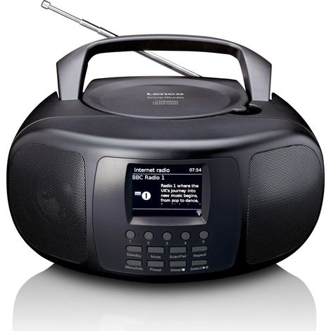Smartradio portatile con dabfm bluetooth lettore cd