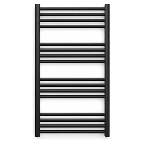 Sèche-serviette mixte noir de 900mm de haut et 530mm de large - 407 Watt - FIO900/530V2N