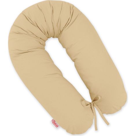 Baumwollbezug für das Longer Schwangerschaftskissen – Beige (1/4)