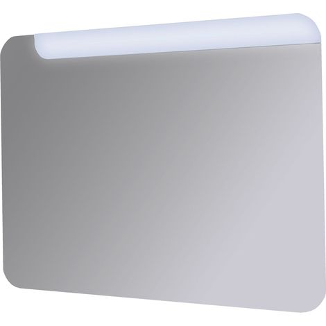 Specchio da Bagno Retroilluminato con taglio led 90x60 Cm  Specchio senza antifog  Senza Kit Bluetooth  Senza accensi