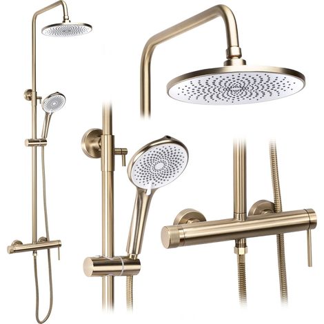 DUSCHSET REA JS-H7023BG BRUSH GOLD (1/5)