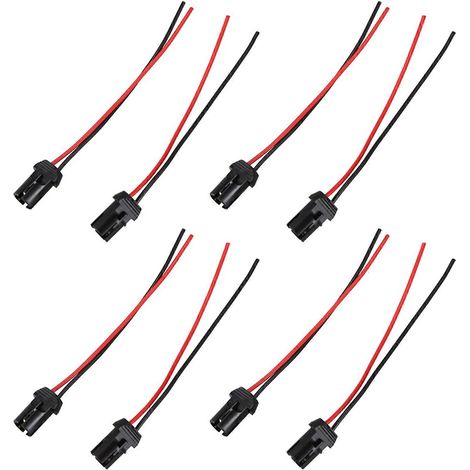 Rallonge de douille pour ampoule automobile T10 W5W x 8 (1/5)