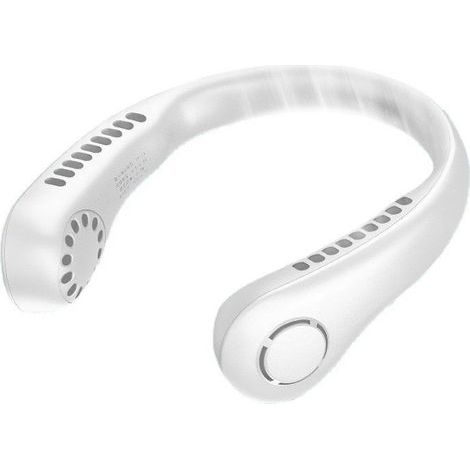 Ventilador de cuello portátil Supmango - Mini ventilador eléctrico silencioso recargable por USB (1/4)