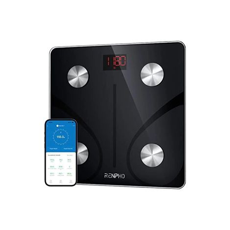Renpho Body Weight Scales, Körperanalysewaage Black