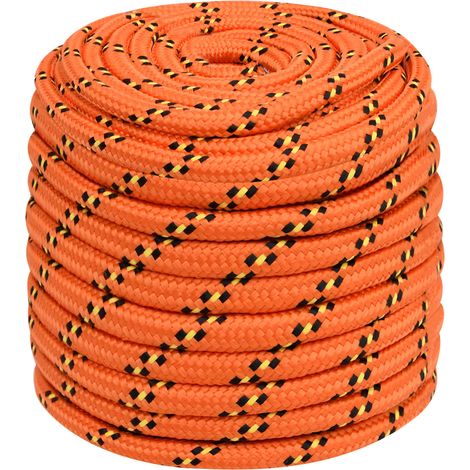 Mehrzweck-Allzweckseil 18 mm 100 m Orange PP vidaXL