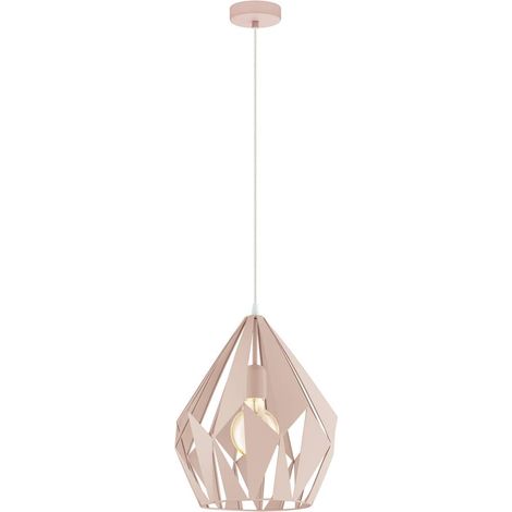 Lampada a sospensione Eglo Carlton-P E27 verde albicocca (1/5)