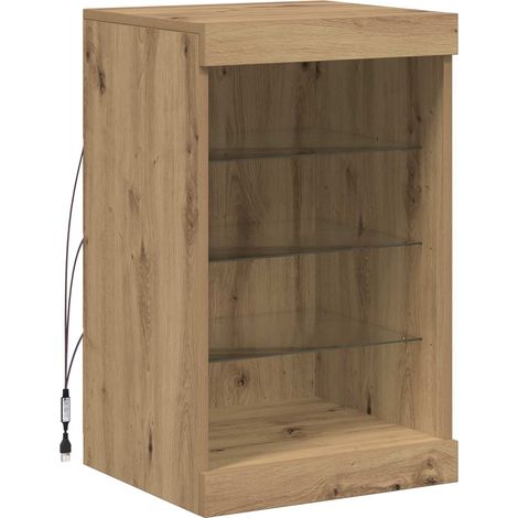 Maison Exclusive - Madia LED Rovere artigianale 41 x 37 x 67 cm Legno multistrato