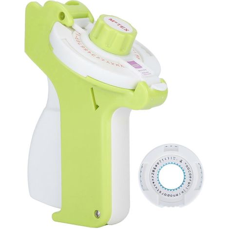 Mini étiqueteuse portable manuelle avec impression 3D et ruban adhésif, étui à lettres. (1/4)