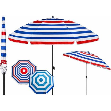AKTIVE parasol 160 cm tubo 19/22 mm polyester anti-uv , Parasol de 160 cm de diámetro, ideal para crear zonas de sombra en jardines, terrazas, patios o en la playa. Su diseño liger