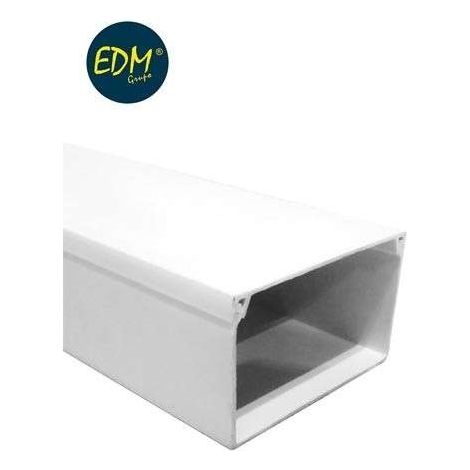 Canal instalación adhesivo edm 2m 40x60mm (precio por metro) (1/2)