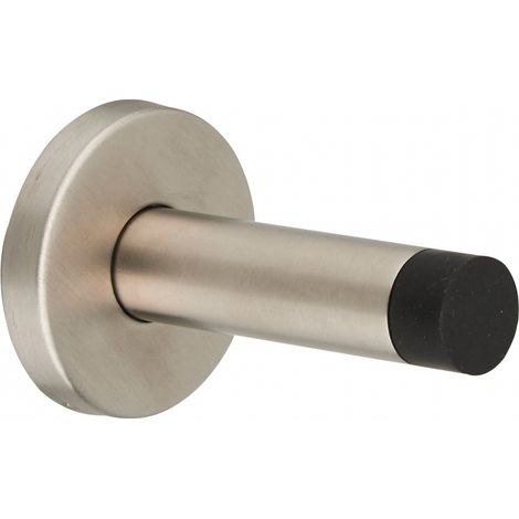 Thirard – Butoir balustre inox 85mm – Embout en caoutchouc pour protection murale – Fixation murale avec vis fournie