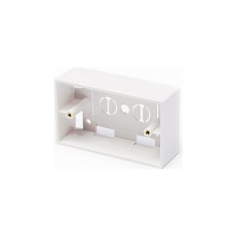 Box in Plastica 503 per Placche a Muro - Bianco (Nw-Box503-Wh)