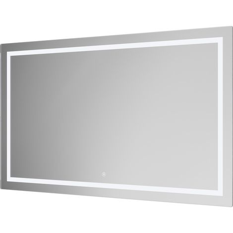 Hazeltine 1200mm x 700mm Illuminated Dimmable LED Mirror with Touch Sensor (1/5)