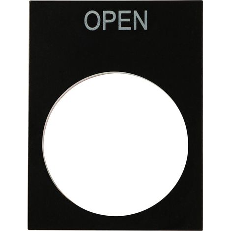 Etiquette de marquage pour Bouton-poussoir Ptec ( Prix pour Paquet de 5 ) (1/3)