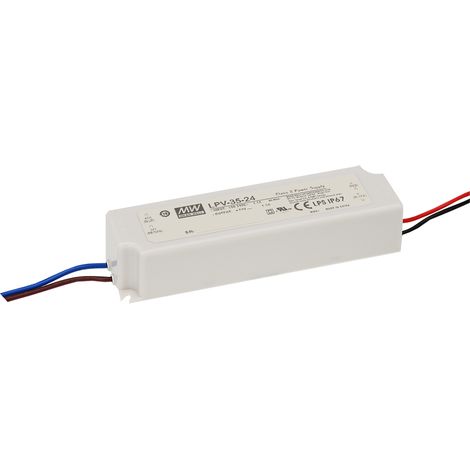 Mean well LPV-35-12 Zasilacz Impulsorwy LED 36W 12V 3A 90-264VAC 127-370VDC IP67