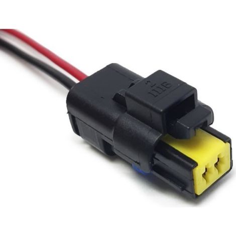 Connecteur - Faisceau - Câblage Électrique - 2 Broches - 2 Fils - Étanche - Universel - Pour Voiture - Neuf - 1 Unité