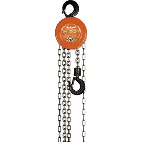 PARANCO A CATENA ARGANO SOLLEVATORE MANUALE 1ton 2,5m K 1000 UNICRAFT (1/2)