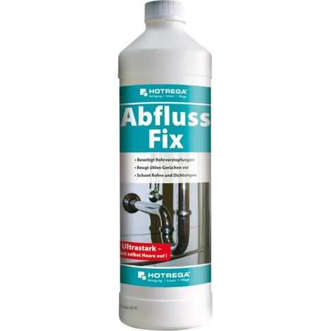 Déboucheur canalisation, Déboucheur concentré 1 litre, Abfluss Fix