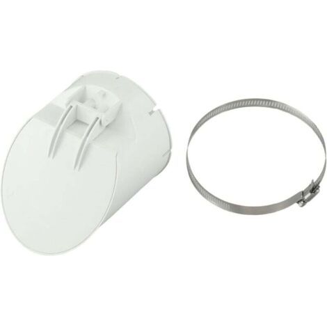 NALOOKAMIC  Clapet anti-retour, clapet anti-refoulement d'égout, barrière anti-rats en PVC, anti-odeur et anti-insecte, filtre de tuyau d'eau de pluie (110 mm)