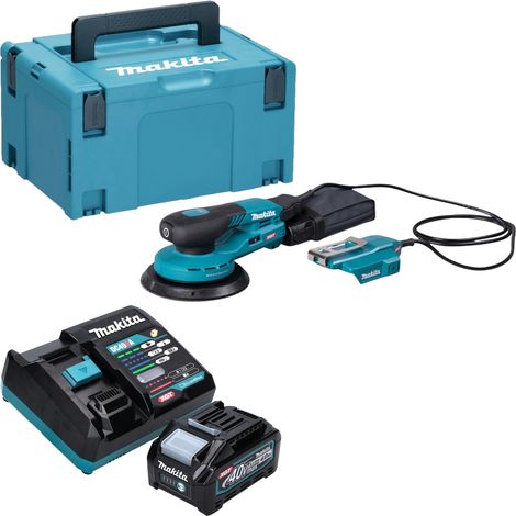 Makita BO 004 CGM101 Ponceuse excentrique sans fil 40 V max. 150 mm 3,0 mm Course Brushless + 1x batterie 4,0 Ah + chargeur + Makpac (1/5)
