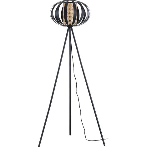 Lindby Lámpara de pie 'Tamira' en Negro Metal (1/5)