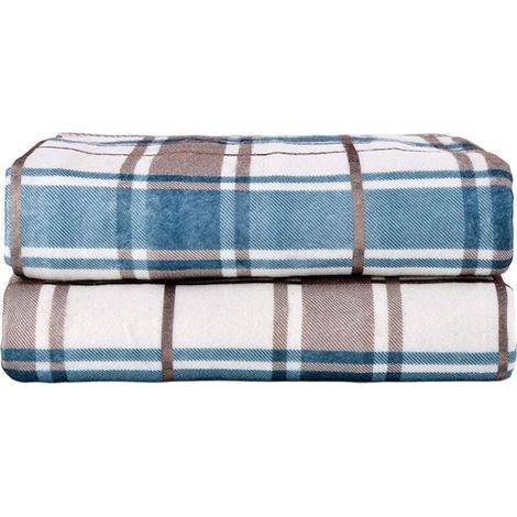 Surmatelas Électrique - 150 x 70 cm - 2 Niveaux De Chauffage 25 À 50 °C - Protection Anti-Surchauffe - Pour Lit Simple - 1 Pièce (1/5)