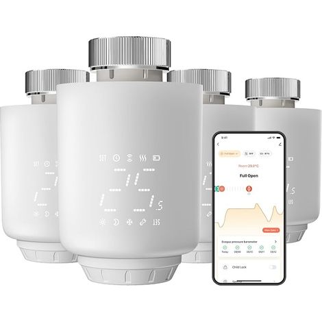 Vanne de Radiateur Thermostatique Intelligente Connectée Wi-FI (1/5)