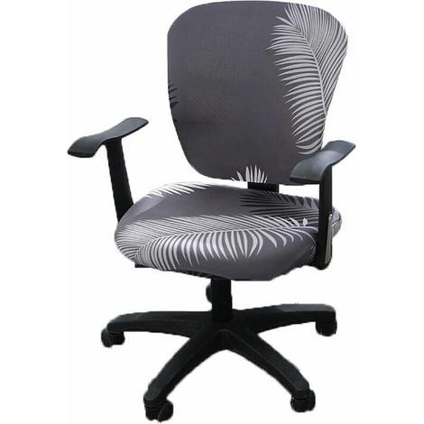 chaise de Bureau Ordinateur Covers, Split Stretchable siège Housse Lavable et Amovible Rotating Chaise Housse de Protection (1/5)