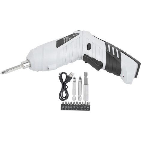 Kit de perceuse-visseuse électrique sans fil avec batterie lithium-ion rechargeable et LED pour la maison (1/5)