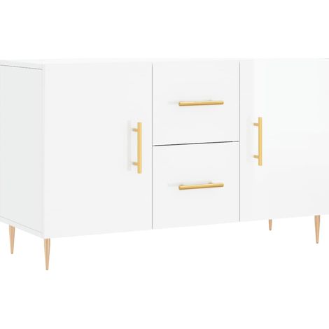 vidaXL Hochglanzbuffet 100x36x60 cm Holzwerkstoff