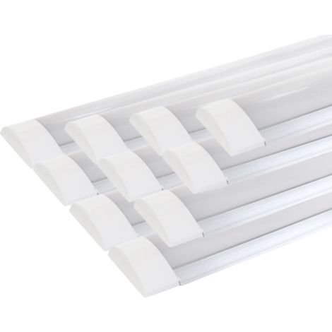 Réglette LED 150cm 48W - Pack de 10 / Blanc Froid - SILUMEN (1/5)