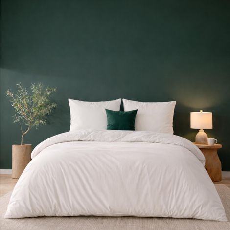Housse de Couette 200x200 + 2 Taies Oreiller 65x65cm (1/5)