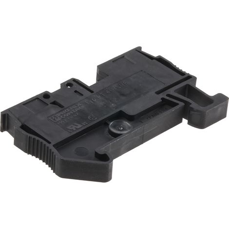 Bloc de jonction rail DIN à fusible Phoenix Contact PT 4-FSI/F, 4mm², Enfichable, Noir ( Prix pour 1 )