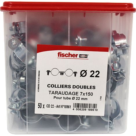 Collier double - 22 mm - Fischer