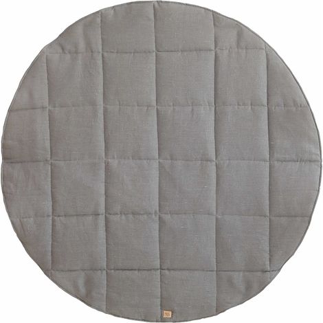 Tapis de sol rond molletonné bébé enfant night sky - Gris foncé (1/5)