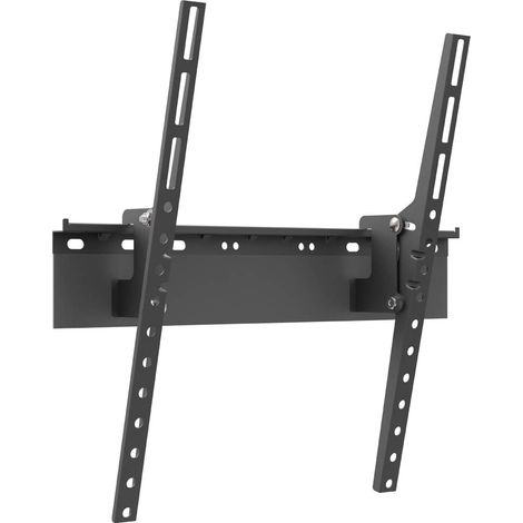 Support TV Mural pour écrans 13-58 Pouces, Inclinable, Poids Max. 25Kg, pour LED OLED LCD, jusqu'à VESA 400x400 (1/5)
