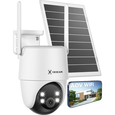 Camera Surveillance WiFi Exterieure sans Fil (1/5)