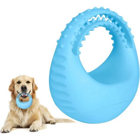 Juguete masticar Hueso Cepillo dentición Frisbee Juguete antiestrés, Cepillo dentición Juguete cepillo dentición Cepillo dentición pequeño Azul (1/5)